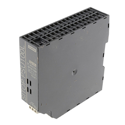 Siemens SITOP PSU100L Switch Mode DIN Rail Power Supply, 93 → 132V ac ac Input, 24V dc dc Output, 2.5A Output,