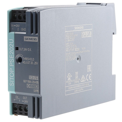 Siemens SITOP PSE202U Redundancy Module Dual Redundancy Module, 24V dc dc Input, 24V dc dc Output, 10A Output