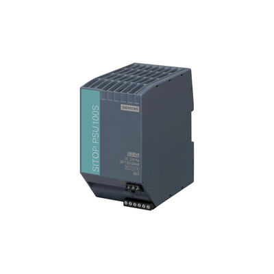 Siemens SITOP PSU100S Switch Mode DIN Rail Power Supply, 85 → 132V ac ac Input, 12V dc dc Output, 14A Output,