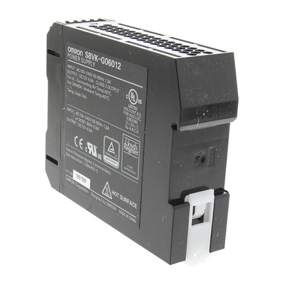 Omron S8VK-G Switch Mode DIN Rail Power Supply, 85 → 264V ac ac, dc Input, 12V dc dc Output, 4.5A Output, 60W