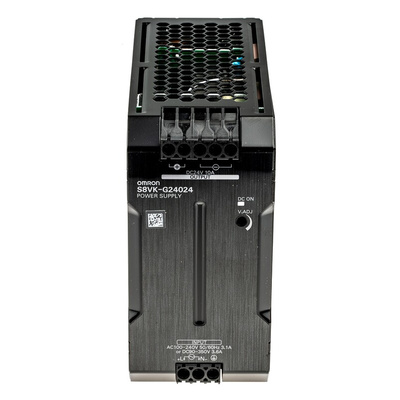 Omron S8VK-G Switch Mode DIN Rail Power Supply, 85 → 264V ac ac, dc Input, 24V dc dc Output, 10A Output, 240W