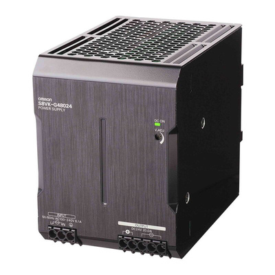 Omron S8VK-G DIN Rail Power Supply, 85 → 264V ac ac, dc Input, 24V dc dc Output, 20A Output, 480W