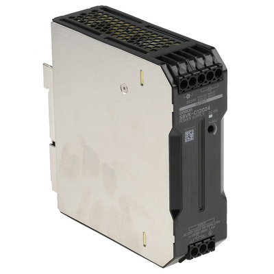 Omron S8VK-C Switch Mode DIN Rail Power Supply, 90 → 350 V dc, 100 → 240 V ac ac, dc Input, 24V dc dc