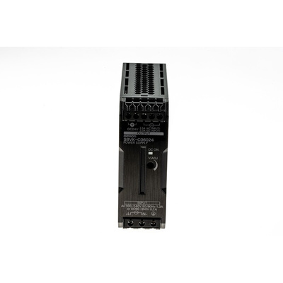 Omron S8VK-C Switch Mode DIN Rail Power Supply, 90 → 350 V dc, 100 → 240 V ac ac, dc Input, 24V dc dc