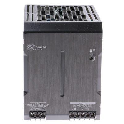 Omron S8VK-C Switch Mode DIN Rail Power Supply, 85 → 264V ac ac, dc Input, 24V dc dc Output, 20A Output, 480W