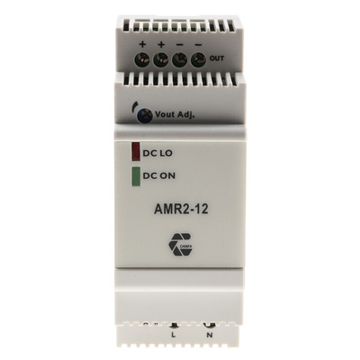 Chinfa AMR2 Switch Mode DIN Rail Power Supply, 90 → 264V ac ac Input, 12V dc dc Output, 2A Output, 24W