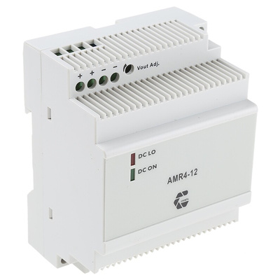 Chinfa AMR4 Switch Mode DIN Rail Power Supply, 90 → 264V ac ac Input, 12V dc dc Output, 4.5A Output, 54W