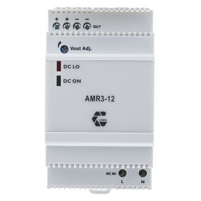 Chinfa AMR3 Switch Mode DIN Rail Power Supply, 90 → 264V ac ac Input, 12V dc dc Output, 2.75A Output, 33W