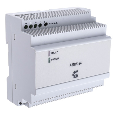 Chinfa AMR5 Switch Mode DIN Rail Power Supply, 90 → 264V ac ac Input, 24V dc dc Output, 4.2A Output, 100.8W