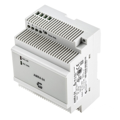 Chinfa AMR4 Switch Mode DIN Rail Power Supply, 90 → 264V ac ac Input, 24V dc dc Output, 2.5A Output, 60W