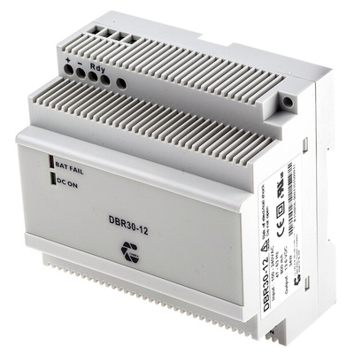 Chinfa Battery Charger DIN Rail Power Supply, 90 → 264V ac ac Input, 13.6V dc dc Output, 2.5A Output, 34W
