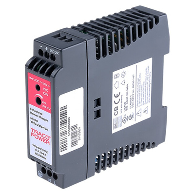 TRACOPOWER TPC DIN Rail Power Supply, 85 → 264V ac ac, dc Input, 24V dc dc Output, 1.25A Output, 30W