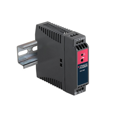TRACOPOWER TPC DIN Rail Power Supply, 85 → 264V ac ac, dc Input, 48V dc dc Output, 600mA Output, 30W