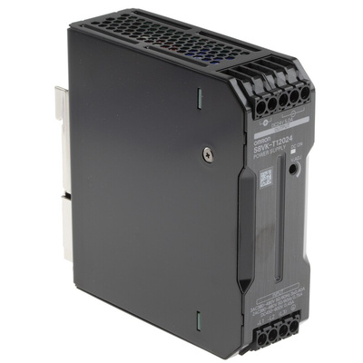Omron S8VK-T Switch Mode DIN Rail Power Supply, 380 → 480 V ac, 450 → 600 V dc ac, dc Input, 24V dc dc