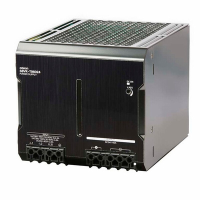 Omron S8VK-T Switch Mode DIN Rail Power Supply, 380 → 480V ac ac, dc Input, 24V dc dc Output, 40A Output, 960W