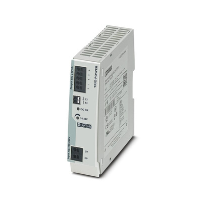 Phoenix Contact TRIO POWER Switch Mode DIN Rail Power Supply, 85 → 264V ac ac Input, 24V dc dc Output, 5A
