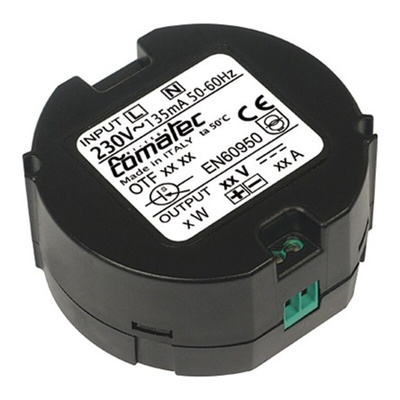 Comatec OTF Miniature PSU, 230V ac, 24V dc, 500mA Output, 12W
