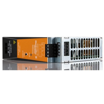 Weidmuller PRO MAX Switch Mode DIN Rail Power Supply, 85 → 277V ac ac, dc Input, 24V dc dc Output, 5A Output,