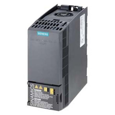 Siemens Inverter Drive, 0.55 kW, 3 Phase, 400 V ac, 2.5 A, 2.9 A, SINAMICS G120C Series