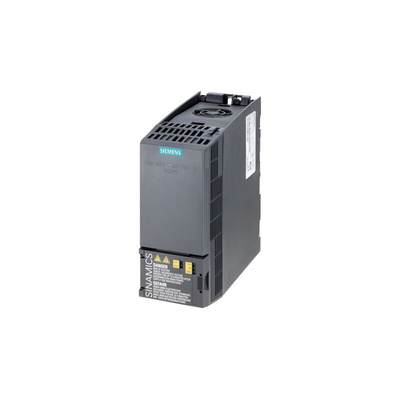Siemens Inverter Drive, 0.75 kW, 3 Phase, 400 V ac, 2.5 A, 2.9 A, SINAMICS G120C Series