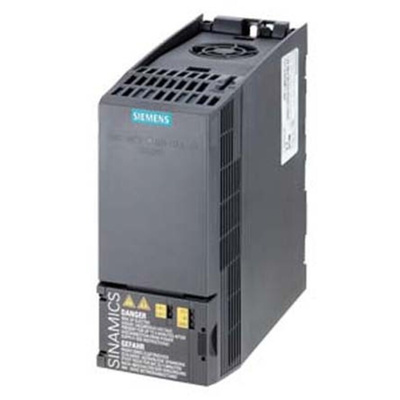 Siemens Inverter Drive, 0.37 kW, 3 Phase, 400 V ac, 1.9 A, 2.3 A, SINAMICS G120C Series