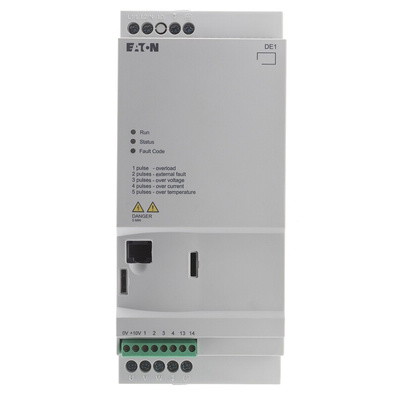 Eaton Variable Speed Starter, 2.2 kW, 1 Phase, 230 V ac, 9.6 A, Series