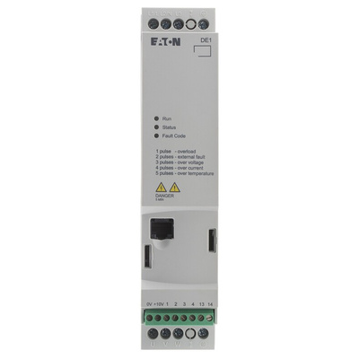 Eaton Variable Speed Starter, 0.37 kW, 3 Phase, 480 V ac, 1.3 A, Series