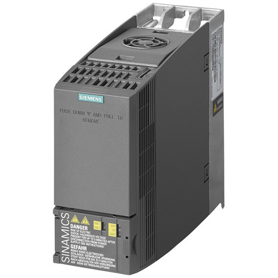 Siemens Inverter Drive, 3 kW, 4 kW, 3 Phase, 400 V ac, 10.6 A, 11.4 A, SINAMICS G120C Series