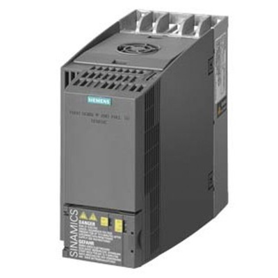 Siemens Inverter Drive, 4 kW, 5.5 kW, 3 Phase, 400 V ac, 12.8 A, 16.5 A, SINAMICS G120C Series