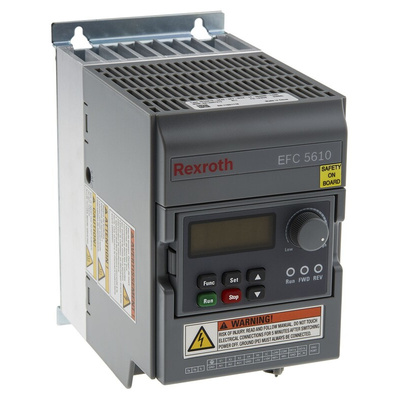 Bosch Rexroth Inverter Drive, 0.4 kW, 3 Phase, 380 V ac, 1.3 A, EFC 5610 Series