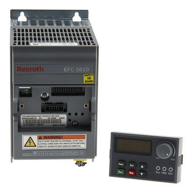 Bosch Rexroth Inverter Drive, 0.4 kW, 3 Phase, 380 V ac, 1.3 A, EFC 5610 Series