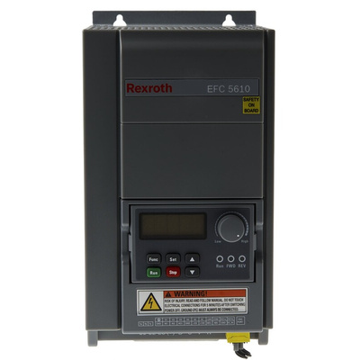 Bosch Rexroth Inverter Drive, 3 kW, 3 Phase, 380 V ac, 7.4 A, EFC 5610 Series