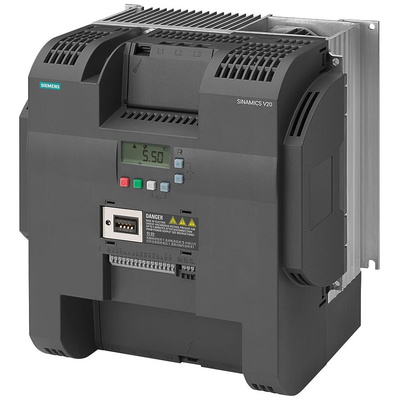 Siemens Converter, 30 kW, 3 Phase, 380 → 480 V ac, 60 A, SINAMICS V20 Series