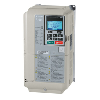 Omron Inverter Drive, 185 kW, 3 Phase, 400 V, 362 A, A1000 Series