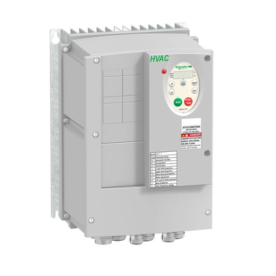 Schneider Electric Variable Speed Drive, 0.75 kW, 3 Phase, 480 V, 1.4 A, 1.7 A, Altivar 212 Series