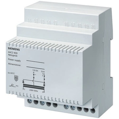 Siemens DIN Rail Power Supply, 85 → 265V ac ac, dc Input, 24V dc dc Output, 350mA Output, 8W