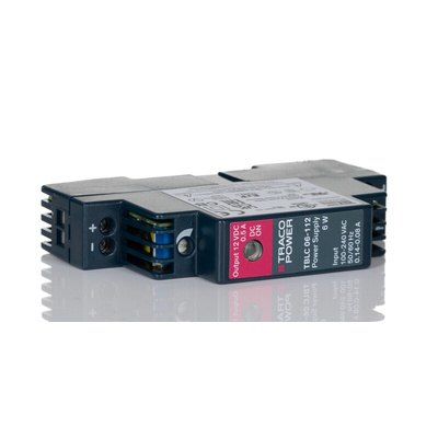 TRACOPOWER TBLC 06 DIN Rail Power Supply, 85 → 264V ac ac Input, 12V dc dc Output, 500mA Output, 6W