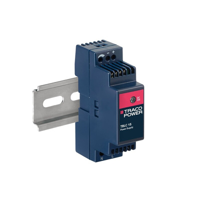 TRACOPOWER TBLC DIN Rail Power Supply, 85 → 264V ac ac Input, 5V dc dc Output, 2.4A Output, 12W