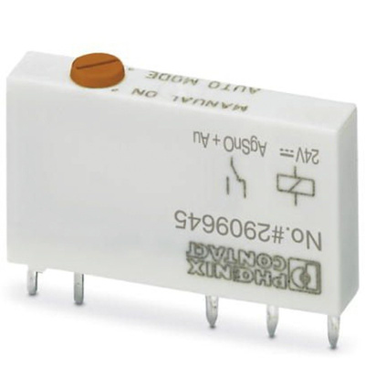 Phoenix Contact, 24V dc Coil Non-Latching Relay SPDT PCB Mount