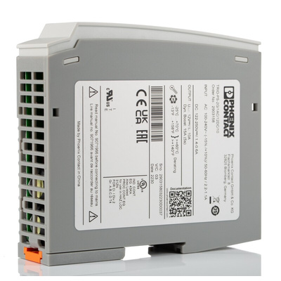 Phoenix Contact TRIO-PS-2G/1AC/12DC/10 Switch Mode DIN Rail Power Supply, 100 → 240V ac Input, 12V dc dc Output,
