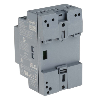 Siemens LOGO!POWER Switch Mode DIN Rail Power Supply, 100 → 240V ac ac Input, 24V dc dc Output, 2.5A Output, 60W