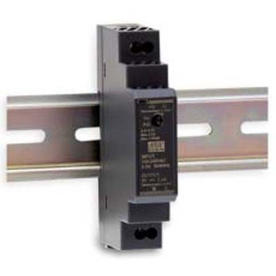 MEAN WELL HDR Switch Mode DIN Rail Power Supply, 120 → 370 V dc, 85 → 264 V ac, 15V dc dc Output, 1A