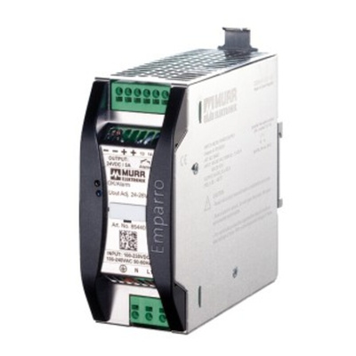 Murrelektronik Limited Emparro Switch Mode DIN Rail Power Supply, 230V ac, 56V dc dc Output, 2.5A Output, 120W