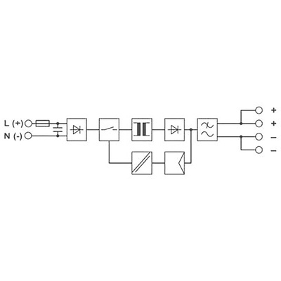 Phoenix Contact STEP-PS/277AC/24DC/3.5 Switch Mode DIN Rail Power Supply, 230V ac ac, dc Input, 24V dc dc Output, 3.5A