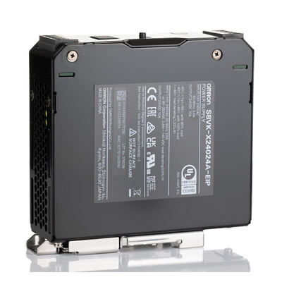 Omron S8VK-X Switch Mode DIN Rail Power Supply, 230V ac ac, dc Input, 24V dc dc Output, 10A Output, 240W