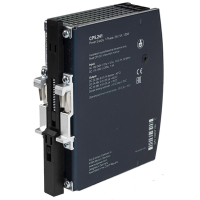 PULS CP DIN Rail Power Supply, 100 → 240V ac ac, dc Input, 24V dc dc Output, 5A Output, 120W
