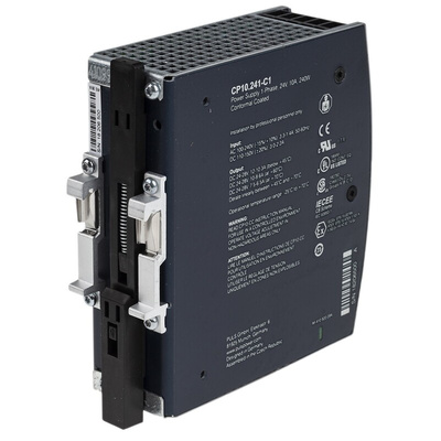 PULS CP DIN Rail Power Supply, 100 → 240V ac ac, dc Input, 24V dc dc Output, 10A Output, 240W