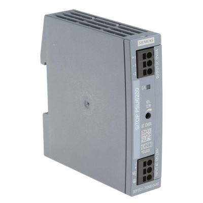 Siemens SITOP PSU6200 Switch Mode DIN Rail Power Supply, 85 → 264V ac ac, dc Input, 12V dc dc Output, 2A Output,