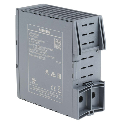 Siemens SITOP PSU6200 Switch Mode DIN Rail Power Supply, 85 → 264V ac ac, dc Input, 24V dc dc Output, 2.5A