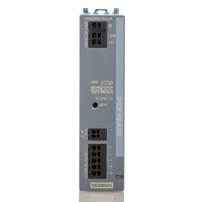 Siemens SITOP PSU6200 Switch Mode DIN Rail Power Supply, 85 → 264V ac ac, dc Input, 24V dc dc Output, 3.7A